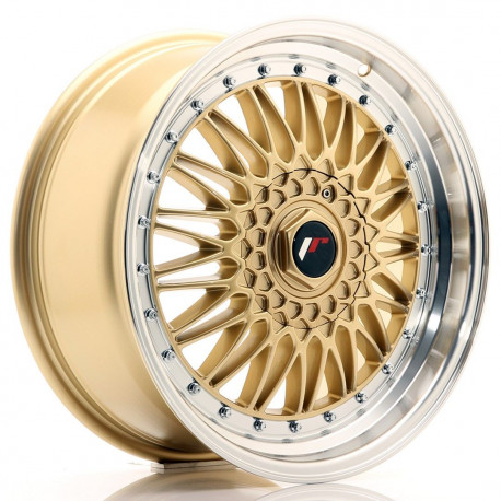Hliníkové disky Japan Racing JR9 18x8 ET35-40 BLANK, Gold w/Machined Lip | race-shop.sk