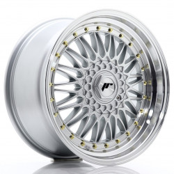 Japan Racing JR9 18x9 ET20-40 BLANK, Silver w/Machined Lip