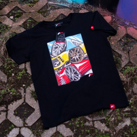 Tričká Pánske tričko JAPAN RACING Mix 2, čierna | race-shop.sk
