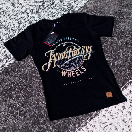 Tričká Dámske tričko JAPAN RACING Rolling Passion, čierna | race-shop.sk