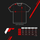 Tričká Tričko JAPAN RACING JR-11 mužské, Biela farba | race-shop.sk