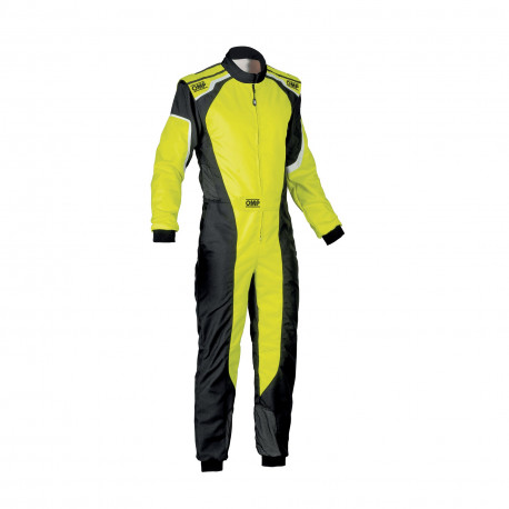 Kombinézy CIK-FIA detská kartingová kombinéza OMP KS-3, žltá | race-shop.sk