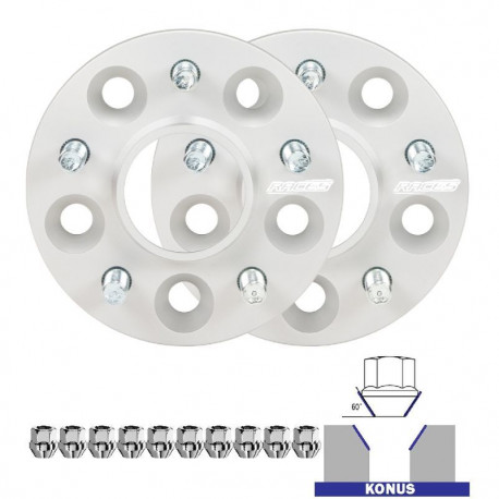 Rozširovacie podložky pre konkrétny model Rozširovacie podložky so štiftami (sada 2ks) pre honda civic&nbsp;x (fc) fl&nbsp;- 35mm, 5x114.3, 64,1 | race-shop.sk