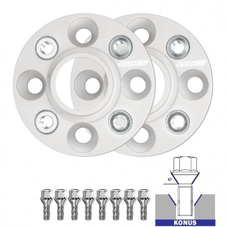 Rozširovacie podložky pre konkrétny model Rozširovacie podložky so závitom (sada 2ks) pre nissan micra v (k14) - 25mm, 4x100, 60,1 | race-shop.sk