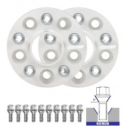 Rozširovacie podložky so závitom (sada 2ks) pre skoda octavia mk2 a5 (1z) - 40mm, 5x112, 57,1