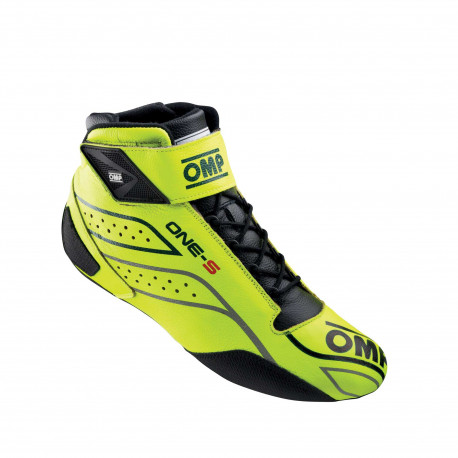 Topánky FIA topánky OMP ONE-S fluo yellow | race-shop.sk