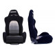 Športové sedačky Bez FIA homologizácie polohovateľné Športová sedačka K700 čierna | race-shop.sk