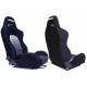 Športové sedačky Bez FIA homologizácie polohovateľné Športová sedačka K700 čierna | race-shop.sk