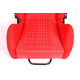 Športové sedačky Bez FIA homologizácie polohovateľné Športová sedačka K700 červená | race-shop.sk
