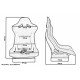 Športové sedačky Bez FIA homologizácie Športová sedačka EVO Bride style | race-shop.sk