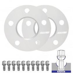 Rozširovacie podložky prechodové (sada 2ks) pre skoda octavia scout mk2 (1z) - 5mm, 5x112, 57,1