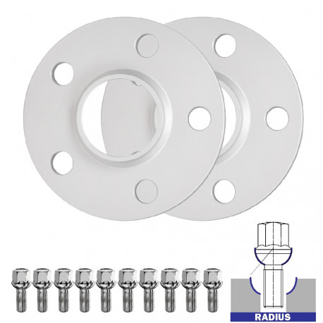 Rozširovacie podložky pre konkrétny model Rozširovacie podložky prechodové (sada 2ks) pre skoda octavia scout mk3 (5e) fl - 17mm, 5x112, 57,1 | race-shop.sk