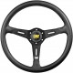 Volanty 3 ramenný športový volant OMP SAND, 380mm, polyuretán, bez odsadenia, čierna | race-shop.sk