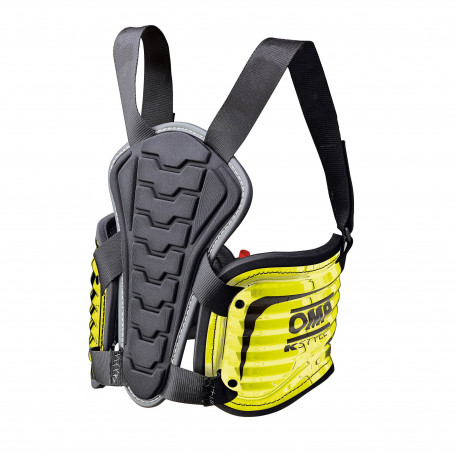 Ochrana krku a chrániče Chránič rebier PRO OMP, fluo žltá | race-shop.sk