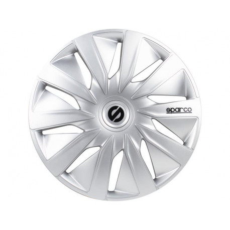 SPARCO doplnky kolies SPARCO kryty kolies (puklice) LAZIO - 14" (strieborná) | race-shop.sk