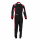 Kombinézy CIK-FIA kartingová kombinéza SPARCO Thunder K43, čierna/červená | race-shop.sk