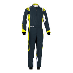 CIK-FIA kartingová kombinéza SPARCO Thunder K43, sivá/žltá