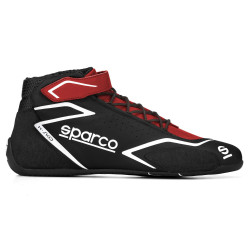 Kartingové topánky Sparco K-SKID, čierna/červená