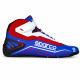 Topánky Kartingové topánky Sparco K-RUN, azúrová/červená | race-shop.sk