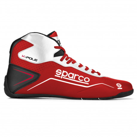 Topánky Detské topánky SPARCO K-Pole červeno/biela | race-shop.sk