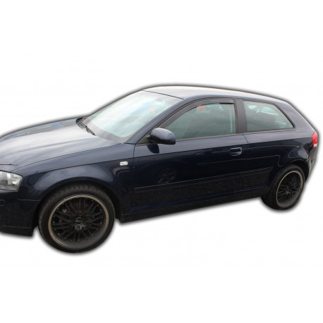 Okenné deflektory Deflektory okien pre AUDI A3 3D 2003-2012 2ks (predné) | race-shop.sk