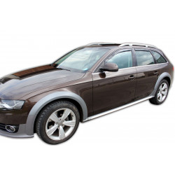 Deflektory okien pre AUDI A4 (B8) 5D COMBI 2009-2015 (+OT) 4ks (predné + zadné)