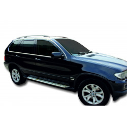 Deflektory okien pre BMW X5 (E53) 5D 2001– 2006 (+OT) 4ks (predné + zadné)