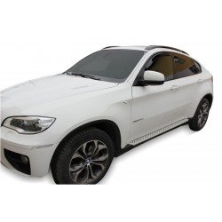 Deflektory okien pre BMW X6 (E71) 5D 2009-2014(+OT) 4ks (predné + zadné)