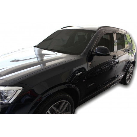 Okenné deflektory Deflektory okien pre BMW X3 (F25) 5D 2010-2018 (+OT) 4ks (predné + zadné) | race-shop.sk