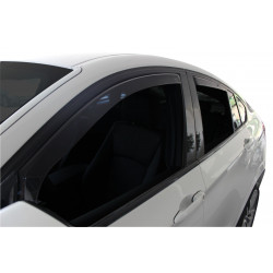 Deflektory okien pre BMW X4 (F26) 5D 2014-2018(+OT) 4ks (predné + zadné)