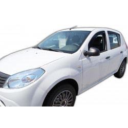 Deflektory okien pre DACIA SANDERO 5D 2008-2012 (+OT) 4ks (predné + zadné)