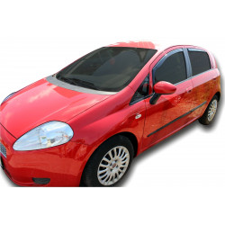 Deflektory okien pre FIAT PUNTO GRANDE 4ks (predné + zadné)
