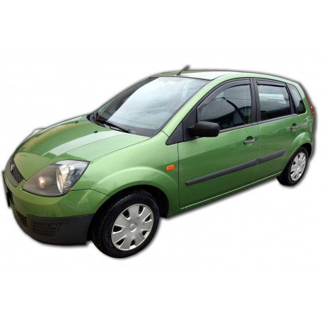Okenné deflektory Deflektory okien pre FORD FIESTA 5D 2002-2008 (+OT) 4ks (predné + zadné) | race-shop.sk