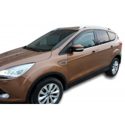 Deflektory okien pre FORD KUGA II 5D 2013-2019 (+OT) 4ks (predné + zadné)