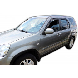 Deflektory okien pre HONDA CR-V II 5D 2001–2006 (+OT) 4ks (predné + zadné)