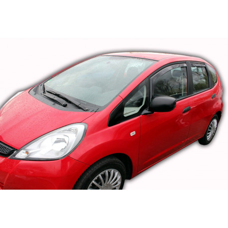 Okenné deflektory Deflektory okien pre HONDA JAZZ III 5D 2008-2014 (+OT) 4ks (predné + zadné) | race-shop.sk