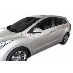 Deflektory okien pre HYUNDAI i30 II 5D 2012-2017 (+OT) WAGON 4ks (predné + zadné)