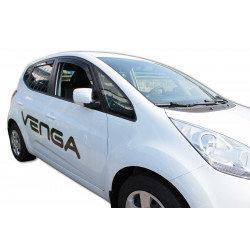 Deflektory okien pre KIA VENGA 5D 2009-2018 (+OT) 4ks (predné + zadné)