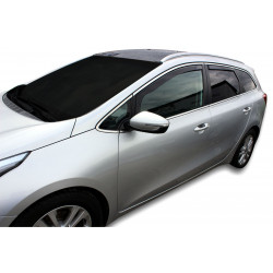 Deflektory okien pre KIA CEED II 5D 05/2012-2018 (+OT) COMBI 4ks (predné + zadné)