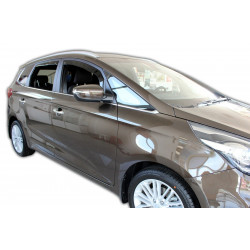 Deflektory okien pre KIA CARENS IV 5D 2013-2019 (+OT) 4ks (predné + zadné)