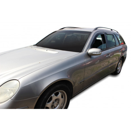 Okenné deflektory Deflektory okien pre MERCEDES klasa E, W 211, 5D 03/2002-2008 (+OT) combi 4ks (predné + zadné) | race-shop.sk