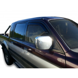 Deflektory okien pre MITSUBISHI L-200 5D 1999-2006 (+OT) 4ks (predné + zadné)