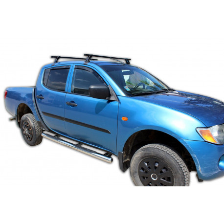 Okenné deflektory Deflektory okien pre MITSUBISHI L-200 (IV gen) 4D (double cab) 2006-2015 (+OT) 4ks (predné + zadné) | race-shop.sk