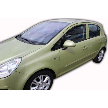 Okenné deflektory Deflektory okien pre OPEL CORSA D 2ks (predné) | race-shop.sk