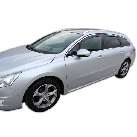 Okenné deflektory Deflektory okien pre PEUGEOT 508 5D 2011-2017 (+OT) SW 4ks (predné + zadné) | race-shop.sk