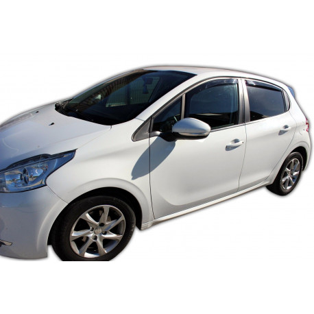 Okenné deflektory Deflektory okien pre PEUGEOT 208 5D 2012 - 2019 (+OT) 4ks (predné + zadné) | race-shop.sk