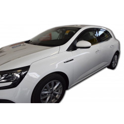 Deflektory okien pre RENAULT MEGANE IV HTB 5D 2016-up (+OT) 4ks (predné + zadné)