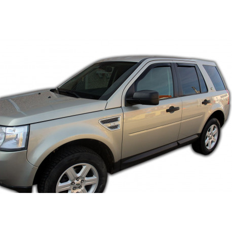 Okenné deflektory Deflektory okien pre ROVER LAND FREELANDER II 5D 2007-2016 (+OT) 4ks (predné + zadné) | race-shop.sk