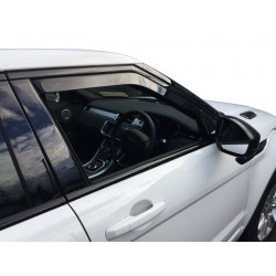 Deflektory okien pre ROVER RANGE EVOQUE 5D 2011-2018 (+OT) 4ks (predné + zadné)