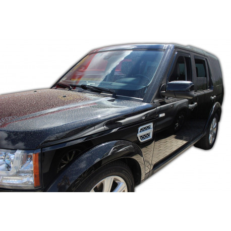 Okenné deflektory Deflektory okien pre ROVER LAND DISCOVERY IV 5D 2009-up (+OT) 4ks (predné + zadné) | race-shop.sk